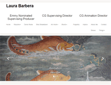 Tablet Screenshot of laurabarbera.com